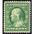 357, Mint VF NH 1¢ Blue Paper - With PFC Certif...