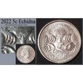 Australia 2022 5c Echidna ~ Die Chip/Cud on Fro...