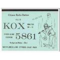 kox-5861 chuck stevens cypress calif 1960s cb q...