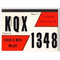 kqx-1348 chuck miller artesia calif 1960s cb qs...
