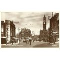 Yorkshire BRADFORD Town Hall Square Postcard (V...