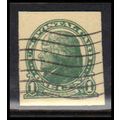 Used UX27 1c Benjamin Franklin Fine Cut Square ...
