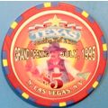 Texas. $5 Casino Chip. N. Las Vegas, NV. X48.