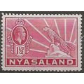 Nyasaland (BCA) 1934 SG116 1 1/2d Carmine Mount...