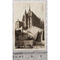 vintage postcard Mont St Michel, La Merveille