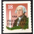 US Stamp #2149a used: 1985 18c George Washingto...