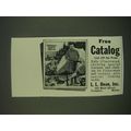 1940 L.L. Bean Ad - Free catalog just off the p...