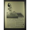 1960 Simmons Back Care Mattress Ad - Backache? ...