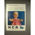 1966 NCR Computer Ad - No Excuse for Baldness