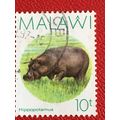 Malawi QEII 1987 Hippopotamus 10t Grazing Used ...