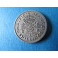 1951 GEORGE VI 2 SHILLINGS FREE POST. ZB