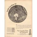 CANADIAN BANK OF COMMERCE 1953 inside oil banke...