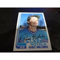 1982 Topps Card # 104 Rance Mulliniks Excellent...