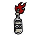 XXX Whiskey Bottle Steam Punk Iron On Patch Emb...