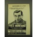 1959 An Evening with Yves Montand Ad - Norman Granz Jacques Canetti Presents