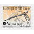 IVORY COAST 1996 CHIEF LOBI CANE CEREMONIAL STI...