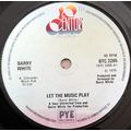Barry White : Let The Music Play : 45 rpm single