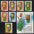 Uzbekistan Irises Flowers 7v+MS 2002 MNH SG#435...