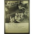 1961 Crane's Paper Ad - Feign on Crane's