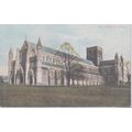 St. Albans Abbey St. Albans Hertfordshire Postcard (QHER390)