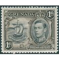 Grenada 1938 1d. black & sepia Perf 12½ SG154 u...