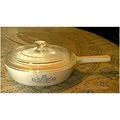 CORNING WARE 6.5 BLUE CORNFLOWER SKILLET FRY FR...