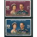 Bermuda stamps 1975 - SG 328-329 Royal Visit Se...