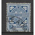 IRELAND 1922 3d BLUE CELTIC CROSS SG 227 FINE U...