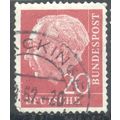 Germany 1954 - 20pf carmine - President Heuss -...