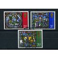 Great Britain 1971 Christmas Stained Glass cant...