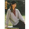 Original Knitting Pattern Patons 3283 Lady's Do...