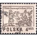 POLAND, Woodcut, Bee-Keeping, brown 1977, 4.50 ...