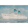SS Australis Ship Ferry Advertising Liner Postcard