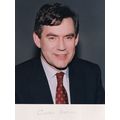 Gordon Brown Former Prime Minster Large Hand Si...