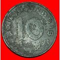 SWASTIKA (1933-1945): GERMANY ★ 10 PFENNIGS 194...