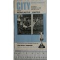 1969 programme Manchester City v. Newcastle Uni...