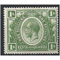 Kenya & Uganda 1922 SG87 1/- Green Mounted Mint...