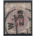 1883 SG159 3d on 3d Lilac Fine Used Check Lette...