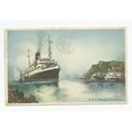 NICE ARTIST DRAWN SHIPPING POSTCARD of the R.M....