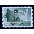 CANADA 1952 SG 441 20c GREY FORESTRY PRODUCTS F...
