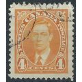 Canada 1936 SG360 4c Yellow Fine Used....