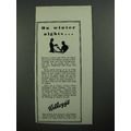 1931 Kellogg's Corn Flakes Ad - On Winter Nights