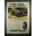 1935 Goodyear G-3 All-Weather Tires Ad - Thank Heaven
