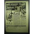 1940 Sperry Drifted Snow Flour Ad - Motorola Ra...