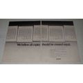1970 Xerox Copiers Ad - All Should Be Created E...