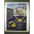 1986 Chaumet Les Pierres d'Or Jewelry Ad