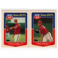 Two 1988 Topps Rite Aid Team MVP’s St. Louis Ca...
