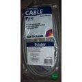 Parallel Printer Cable PB10 10 foot 25 pin RS23...