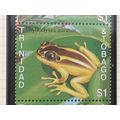 Trinidad & Tobago 1989 Rare Fauna $1 Frog Unmou...