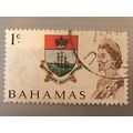 Bahamas QEII 1967 1c Colony's Badge Used SG 295...